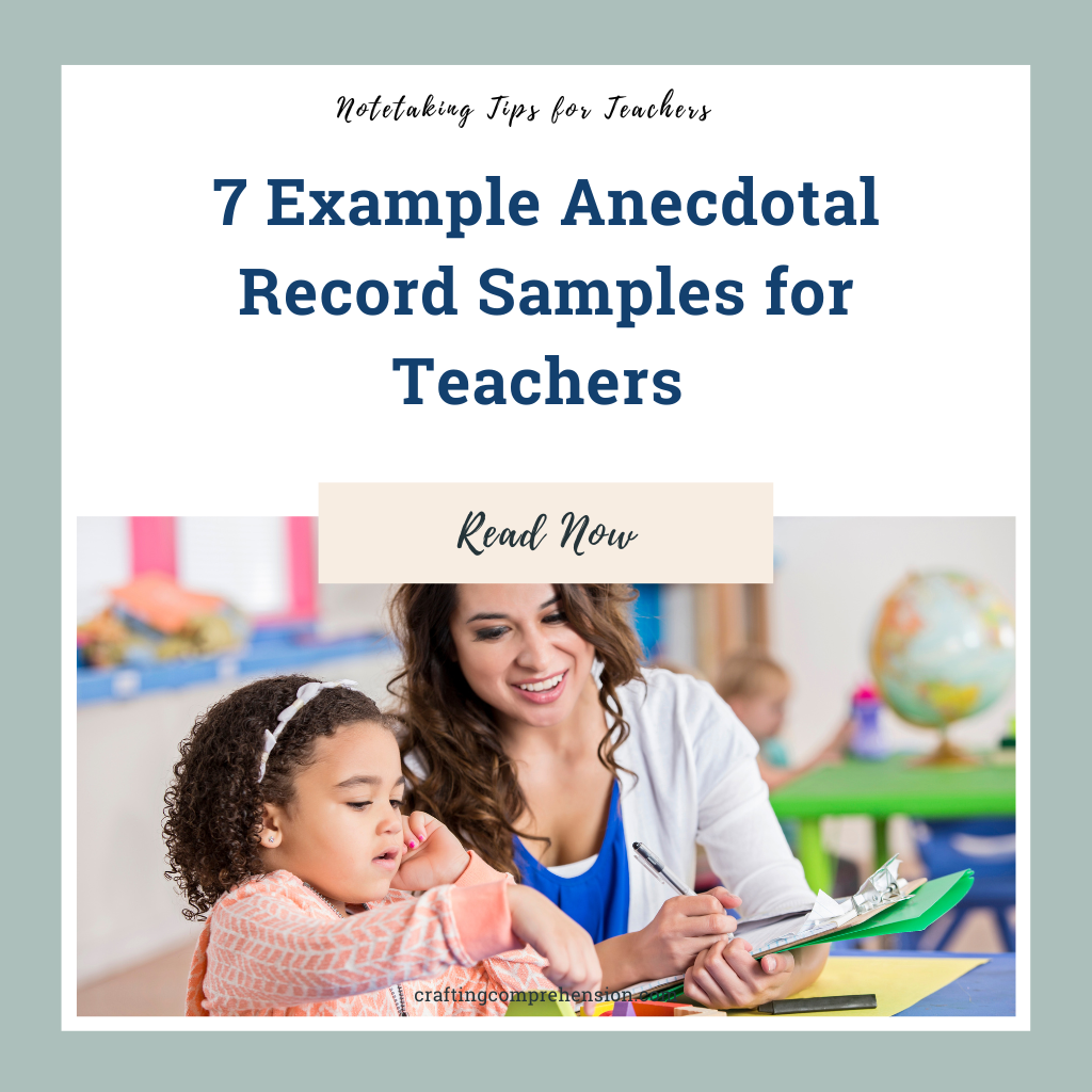 7 Example Anecdotal Record Samples For Teachers In 2023